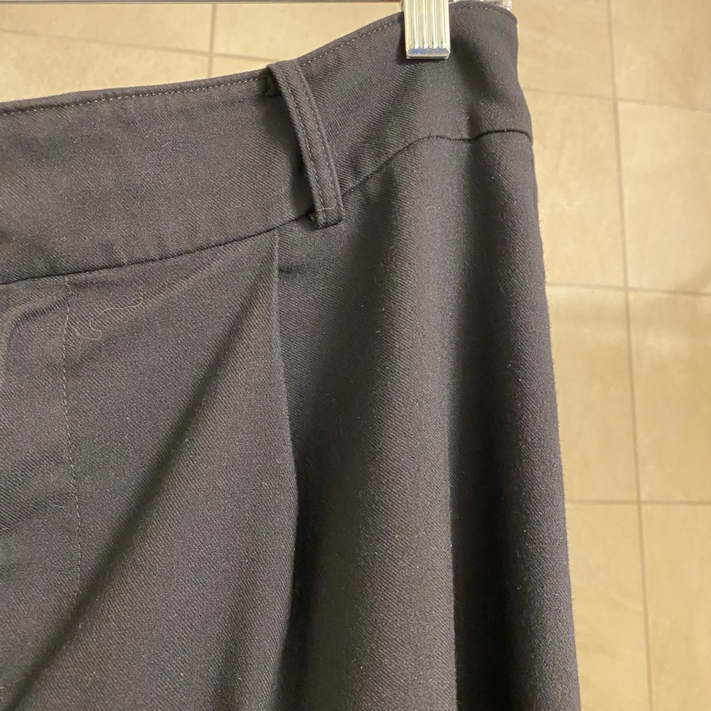 EUC Ann Taylor Factory Petite black wide leg  pants, size 10 Petite - Picture 4 of 7